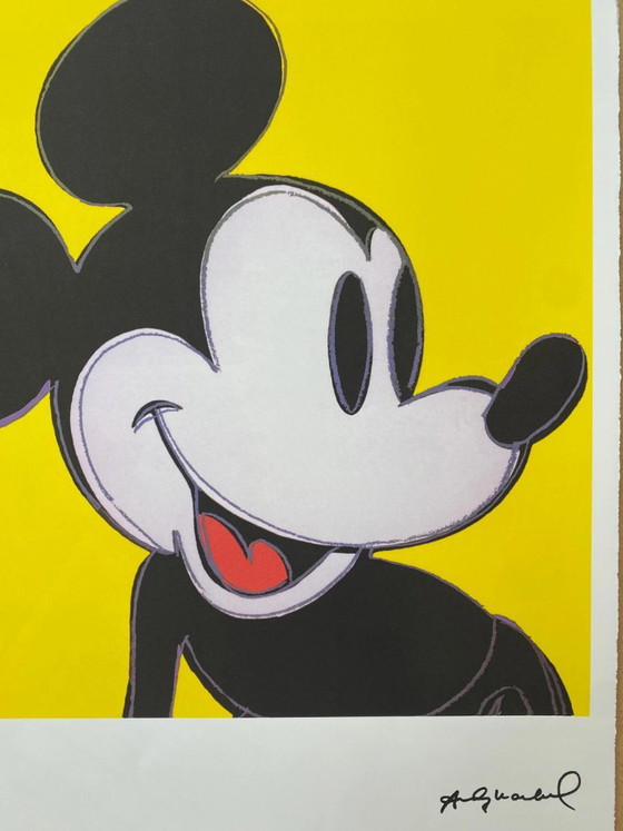 After Andy Warhol, Mickey, 1980s, Lithograph – Lithographs & prints, Paper (photo 5 of 8)