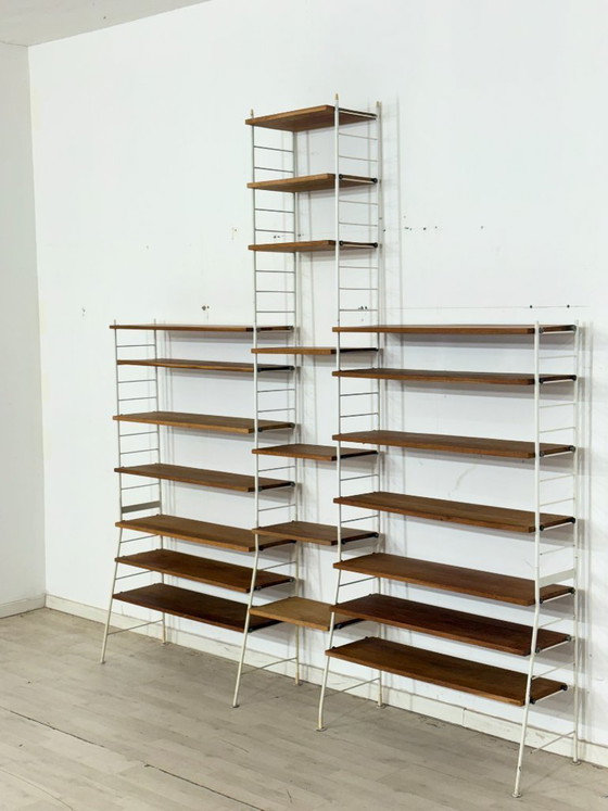 Image 1 of Étagère murale modulaire classique « Sybille », grand format, au design vintage.