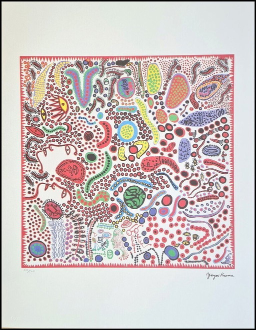 D'après Yayoi Kusama, Endless, lithographie, années 1990