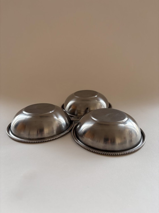 Image 1 of Serveur trois bols vintage Jean Couzon
