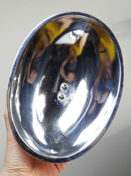 Image 1 of Vintage silver-plated metal foie gras bell with duck handle, 1960s-1980s