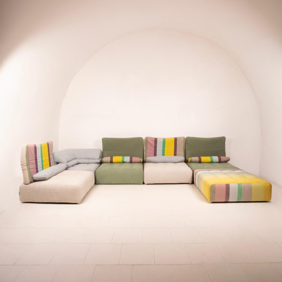 Divano Modulare Roche Bobois con Tessuto Kenzo 1990 Italia – Divani modulari, Cotton, Postmodern (photo 15 of 26)