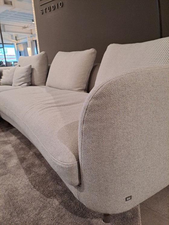 Image 1 of Rolf Benz Kumo hoekbank blauw gemeleerd incl kussens