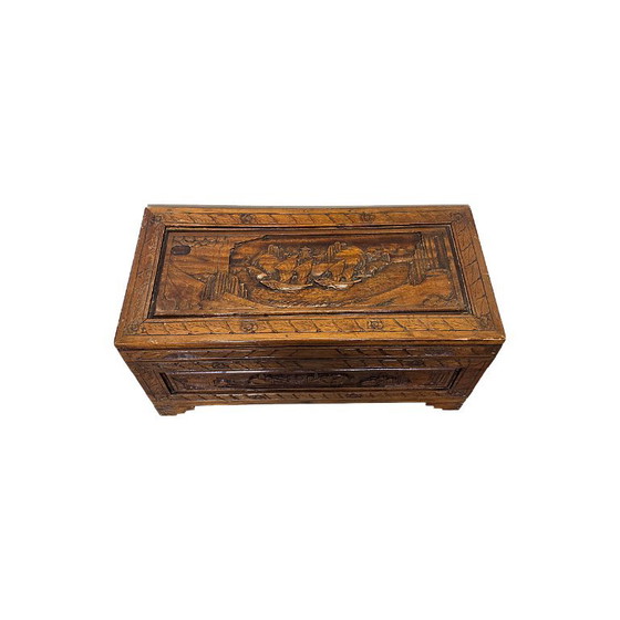 Baule cinese vintage in legno di canfora, 2ª metà del XX secolo – Armadi contenitori, Wood (photo 6 of 7)