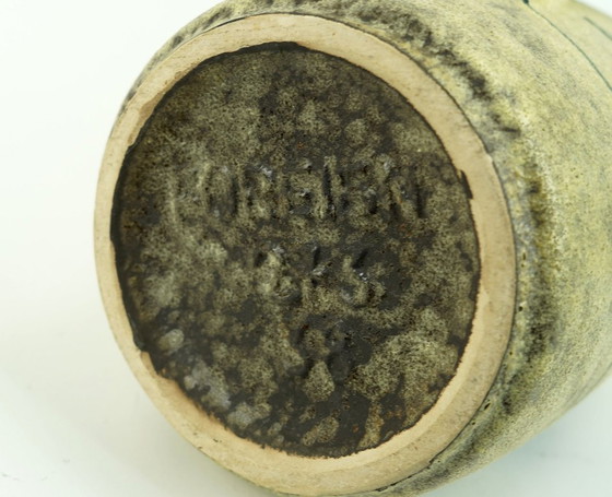 Image 1 of Scheurich vaas uit het midden van de 20e eeuw met ruw glazuur en abstracte decoratie, model 273-38