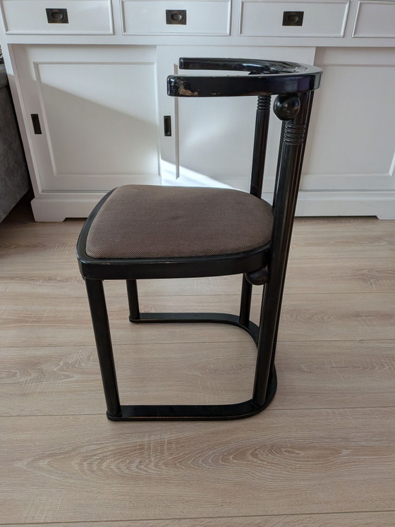 Hoffmann by Wittmann Fledernaus stoelen – Stoelen / fauteuils, Textiel, Hout (photo 4 of 8)