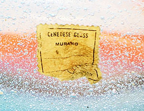 Image 1 of Fulvio Bianconi a fasce vase by Cenedese Murano, 1960s