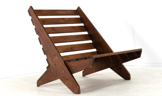 Image 1 of Chaise ciseaux vintage des années 1950