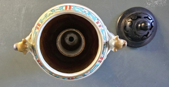 Image 1 of Incienso estilo Kakiemon con tapa de madera