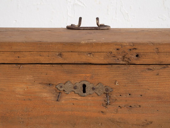 Antieke massief houten kist (ca. 1900) #81 – Opbergkast, Rustic (photo 33 of 40)