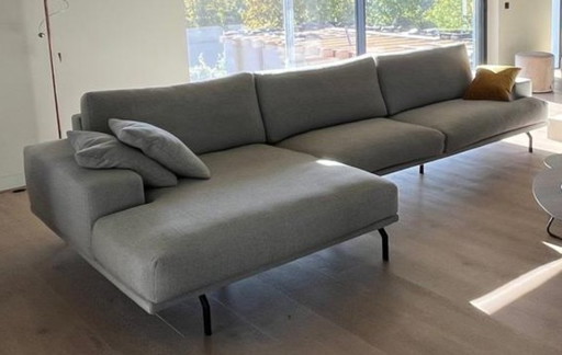 Divano componibile 4 posti grigio chiaro design Vicenzo Matisse