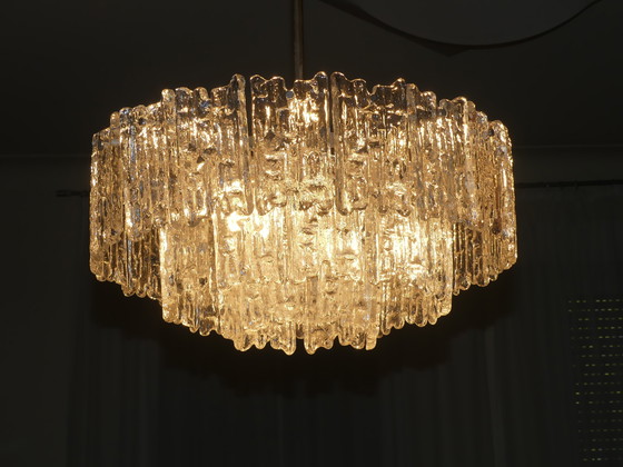 Image 1 of Kalmar plafonnier lustre verre glace Uk4aeb