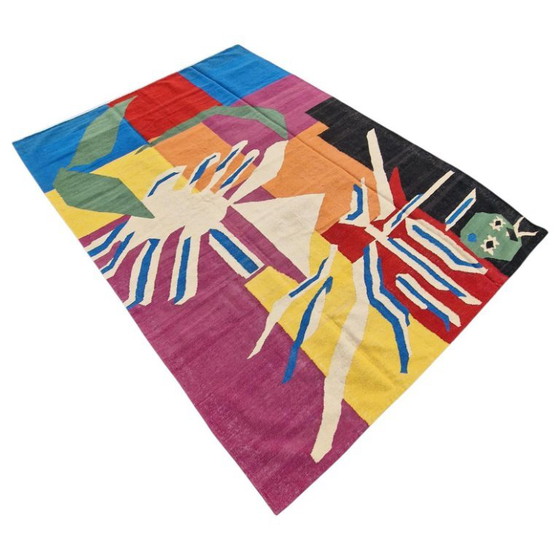 Henri Matisse The Creole Dancer 1950 Inspired Handwoven Tapestry | Unique Piece (105 × 77 in) (photo 2 of 11)