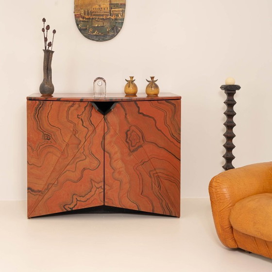 Image 1 of Bellissimo mobile asiatico dipinto a mano