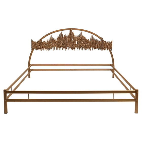 Luciano Frigerio Brutalista Aurora Letto Scultoreo King Size in Ottone – Materassi e reti, Bronze, Brass (photo 12 of 26)