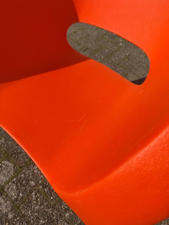 Image 1 of Chaise de jardin Moroso Little Albert orange/rouge (8x)