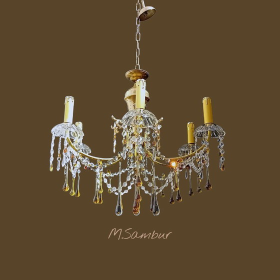 Image 1 of Kerzenleuchter in einem sonnigen Honiggelb