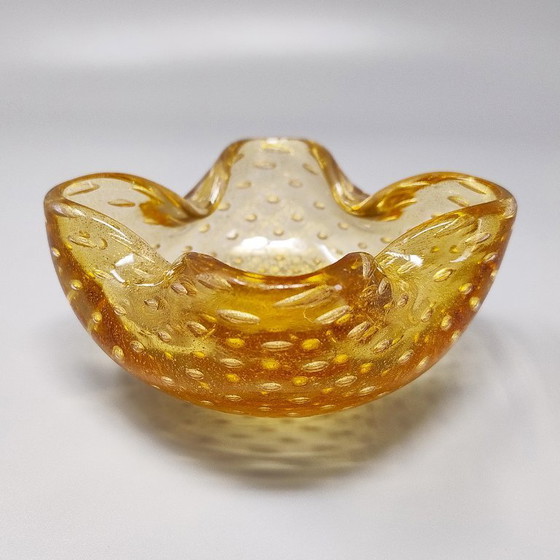 Image 1 of Wunderschöner Aschenbecher oder Ablagekorb aus den 1960er Jahren von Flavio Poli für Seguso. Italien