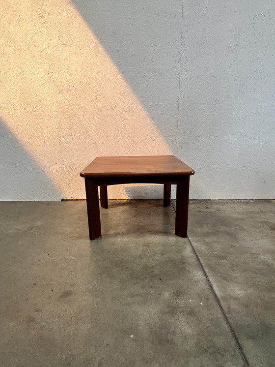 Image 1 of Viereckiger Couchtisch aus Teakholz, S. Burchardt-nielsen, Deutschland
