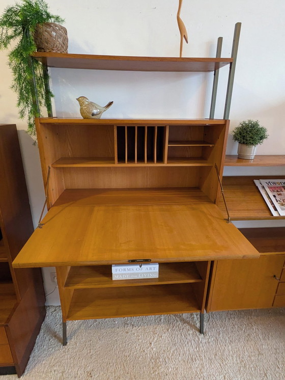 Image 1 of Vintage modulair vrijstaand wandmeubel 