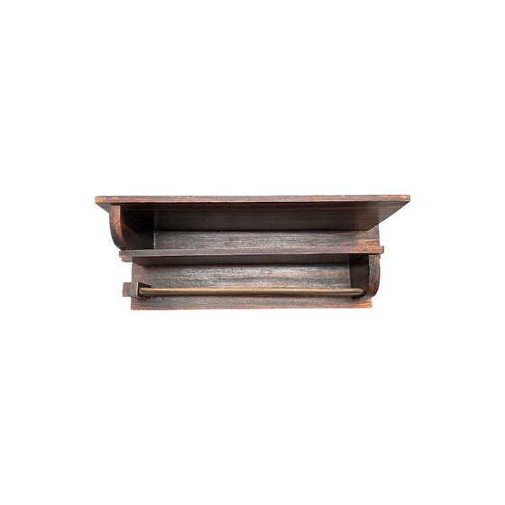 Porte-lettres français Art Déco aspect palissandre, Années 20/30 – Objets déco, Wood (photo 2 of 5)