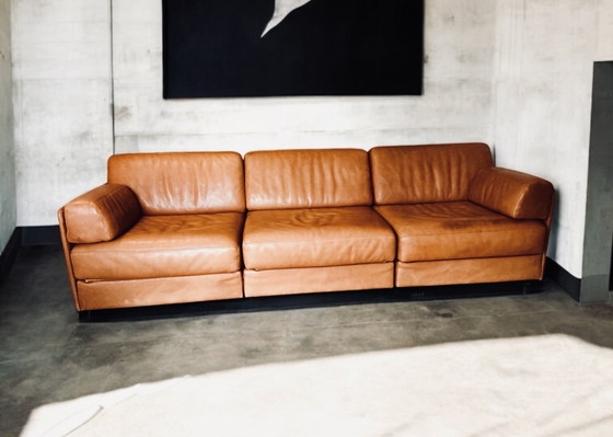 Image 1 of De Sede Leather Sofa Circa 1980