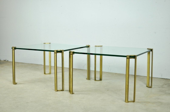 Tavolino da Caffè in Vetro e Ottone di Peter Ghyczy, anni '70 – Tavolini da caffè, Brass (photo 11 of 13)