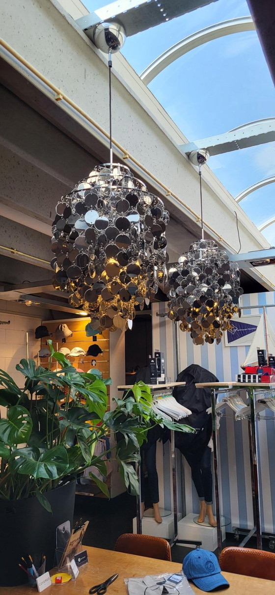 VERPAM FAM ODA Lampade a sospensione Cromo. – VERPAM FUN, Alluminio (photo 2 of 5)