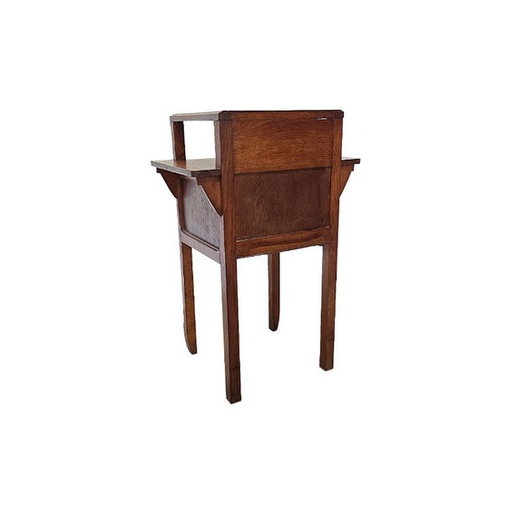 Image 1 of Frans Arts and Craft eiken kastje, begin 1900