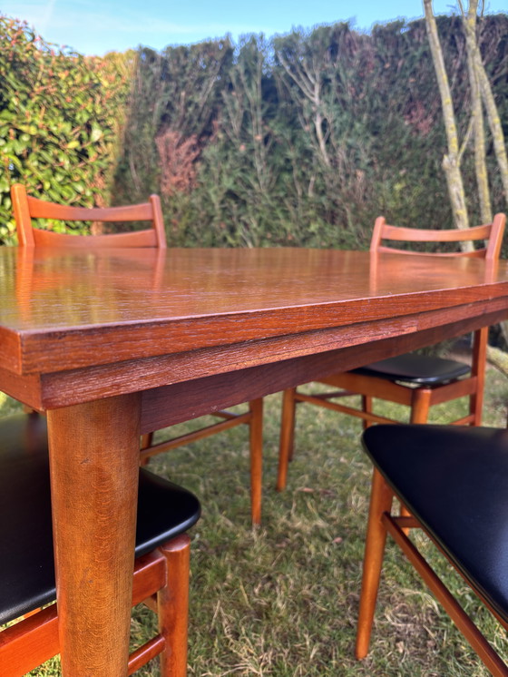 Image 1 of Vintage table and chairs set