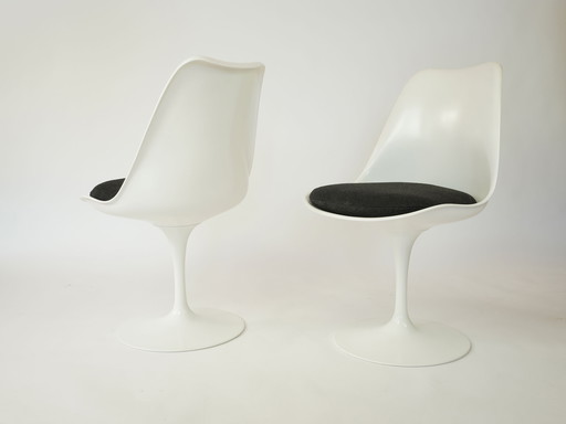 Set de 2 chaises de salle à manger d'Eero Saarinen pour Knoll International 1970 Vintage