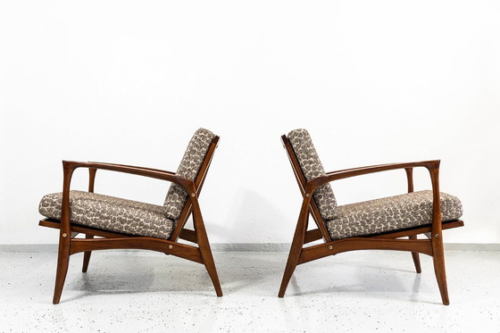 Image 1 of Fauteuils style années 60, Danemark, lot de 2