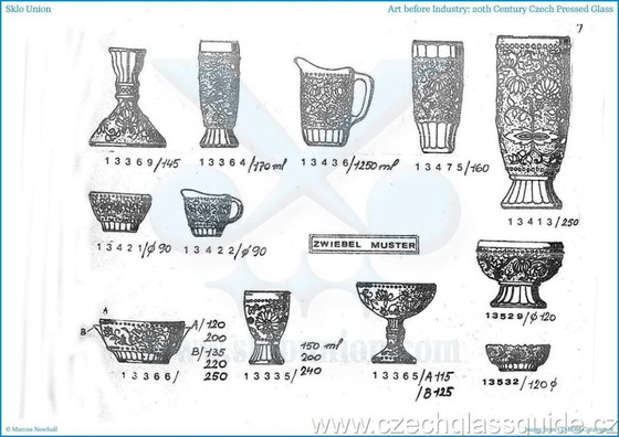 Image 1 of Vintage Cibulak Glass Vase by Pavel Panek: Mid-Century Modern Czech Design