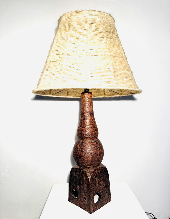 Image 1 of STONEWARE TABLE LAMP BY PIETER GROENEVELDT, THE NETHERLANDS, CIRCA 1950s