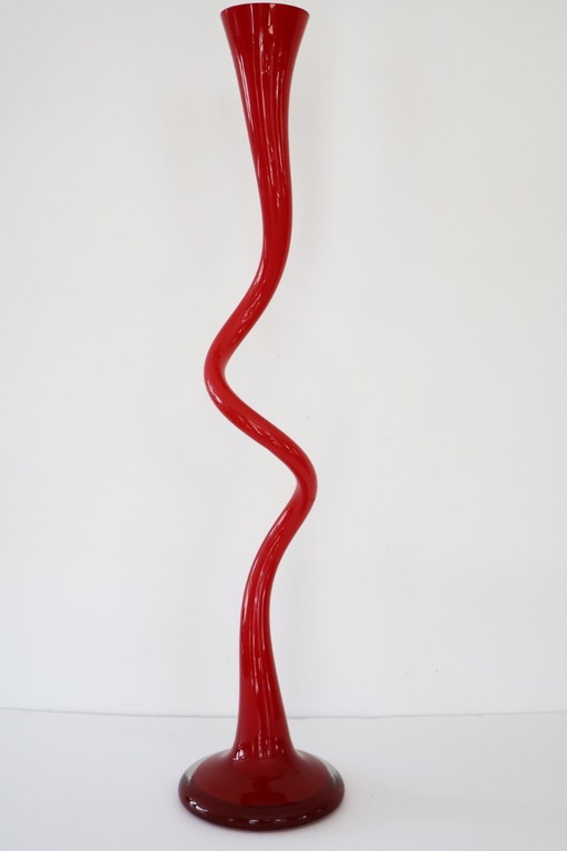 Vase vintage rouge Pavali