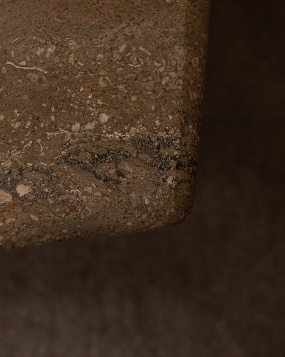 Image 1 of Vintage travertine coffee table, 1970s