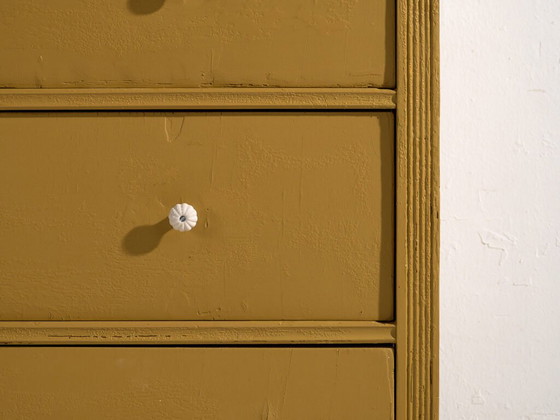 Large antique mustard chest of drawers (c.1920) #78 – Rustic (photo 40 of 40)