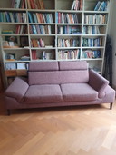 Montel, 2.5-seater sofa, adjustable armrests and headrests