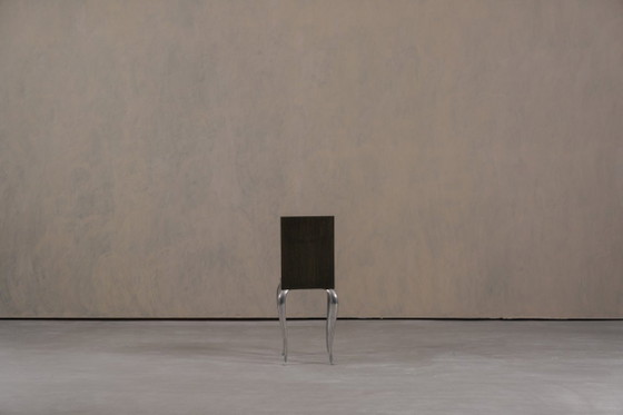 Image 1 of Silla/Mesa auxiliar Lola Mundo de Philippe Starck para Driade, Italia, década de 1980.