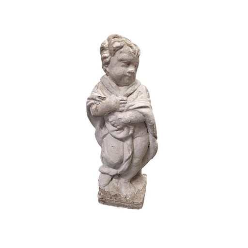 Set di statue da giardino in cemento vintage, anni '70/'80