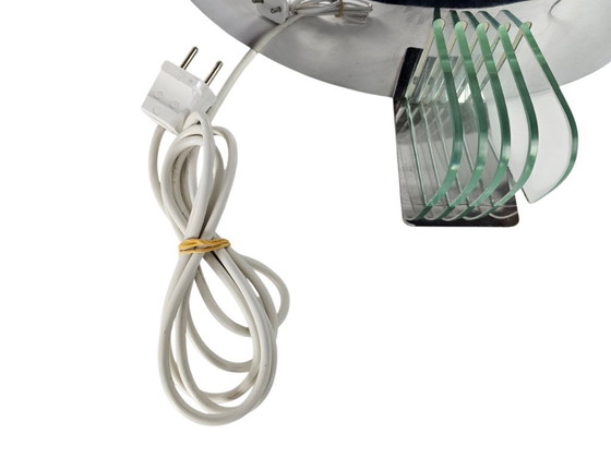 Image 1 of Lumess Swiss - Uplighter - Chrome - Glass - Switzerland - 70s