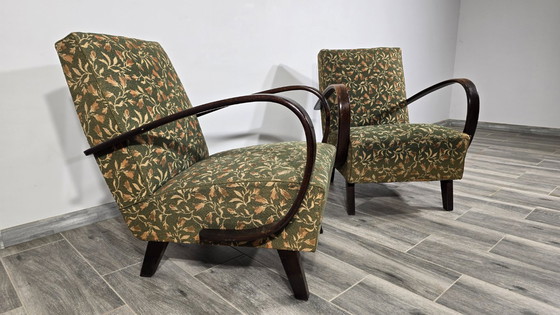 Image 1 of Set of Vintage Armchairs by Jindrich Halabala