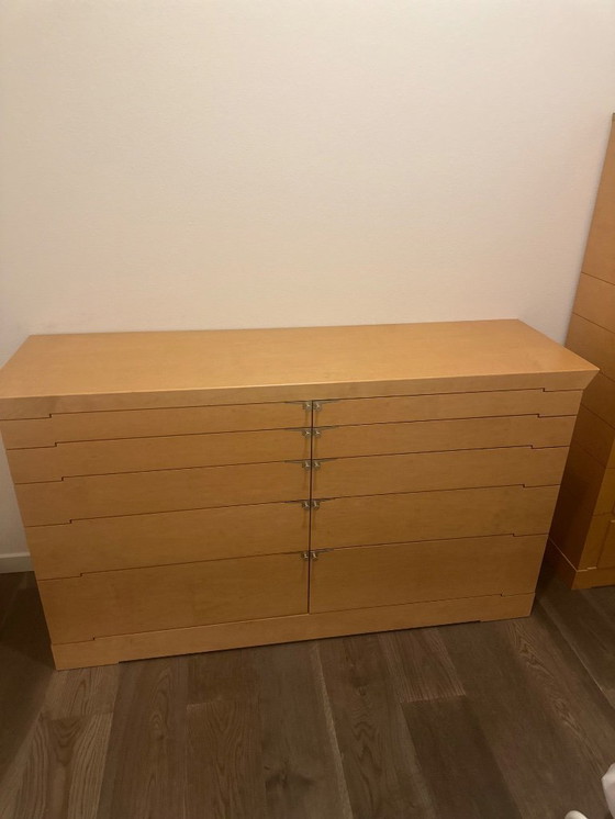 Image 1 of Exclusive Giorgetti cabinets designed by Chi Wing Lo – secretary and chest of drawers