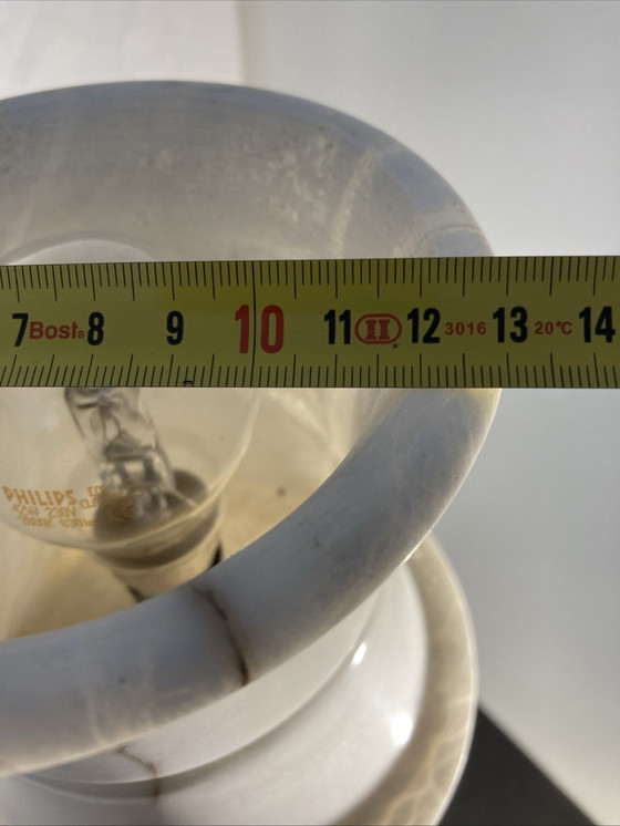 Image 1 of Vintage 70s Alabaster Table Lamp