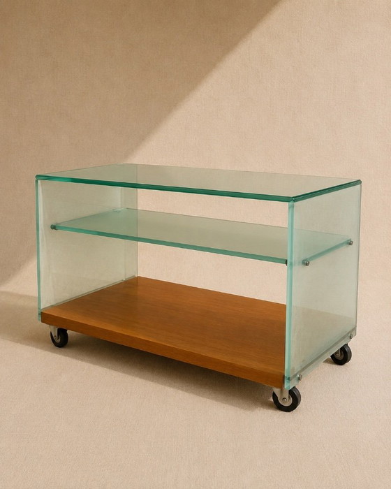 Image 1 of Vintage Gallotti trolley / audiomeubel – Italiaans design