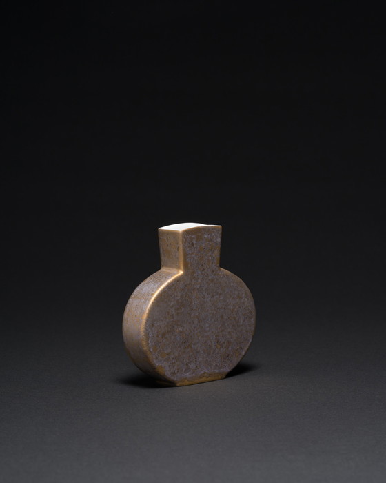 Image 1 of Ensemble en porcelaine allemande Helmut Drexler Rosenthal GOLDFEUER : vase duo et bol