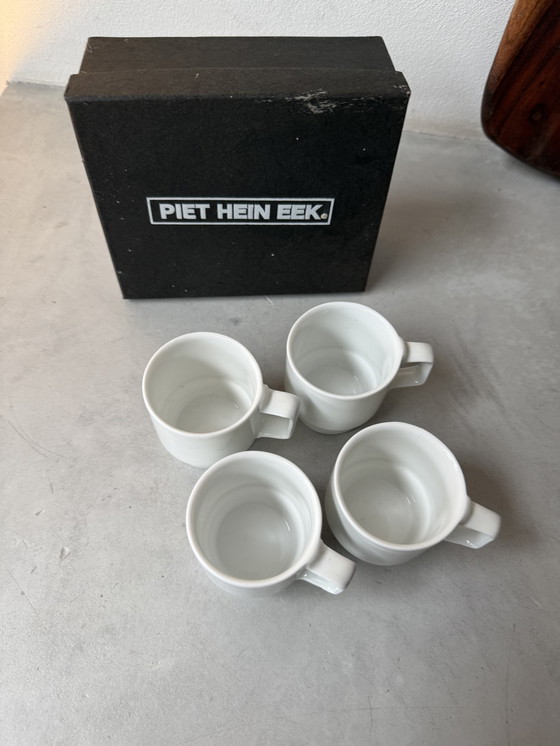Image 1 of Piet Hein Eek – Pols Potten PHE-Becher – 4er-Set – weiß