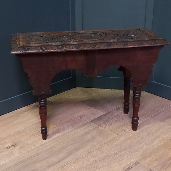 Image 1 of Banco con somier del siglo XIX