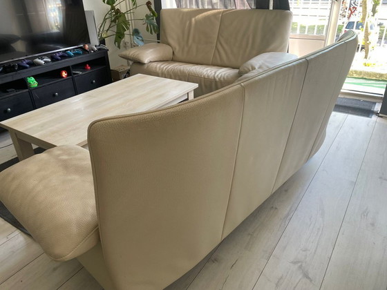 Image 1 of Jori Linea JR 8700 | Set di divani in pelle di lusso (2,5 e 3 posti) | Nuovo prezzo € 11.000