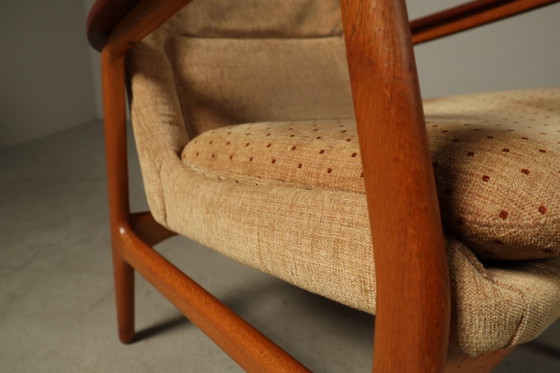 Arnold Madsen & Henry Schubell three-piece lounge set for Bovenkamp, 1960s – Seating area, Textile, Vintage (photo 14 of 16)